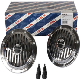 Classic Bosch Horn Grille Chrome set Fit for Bmw