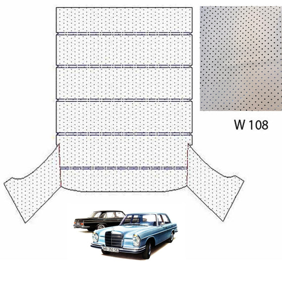 W108 250/ 280 Roof Ceiling Sky Headliner Perforated Without Sunroof Fit For Mercedes Benz