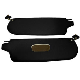 Vw Karmann Ghia Sun Visor Black, with mirror. For 1965-74 Coupe and Convertible