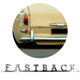 Vw Script Emblem Badge Sign For Vw Fastback Type 3 - Classic Parts Depot