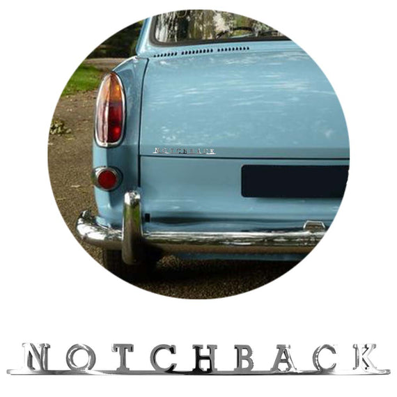 Vw Notchback Script Emblem Badge Sign For Vw Type 3 - Classic Parts Depot